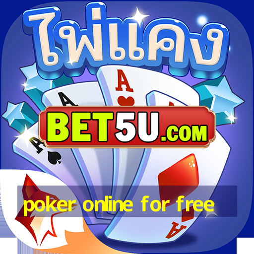 poker online for free